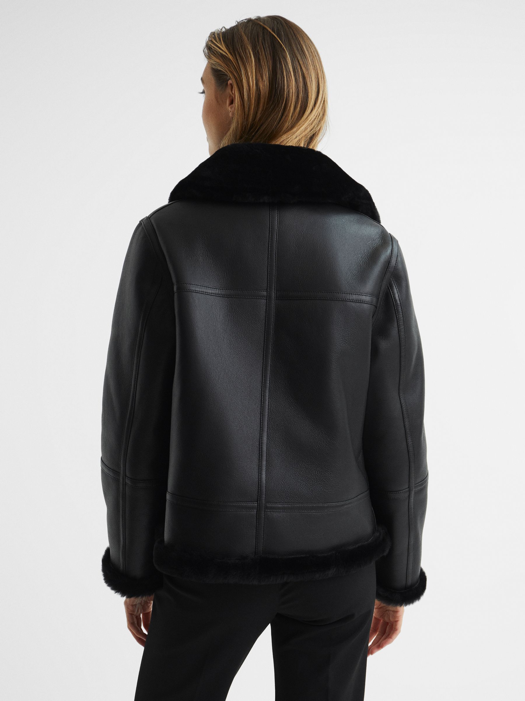 Black Sheepskin Jacket