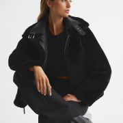 Black Sheepskin Jacket