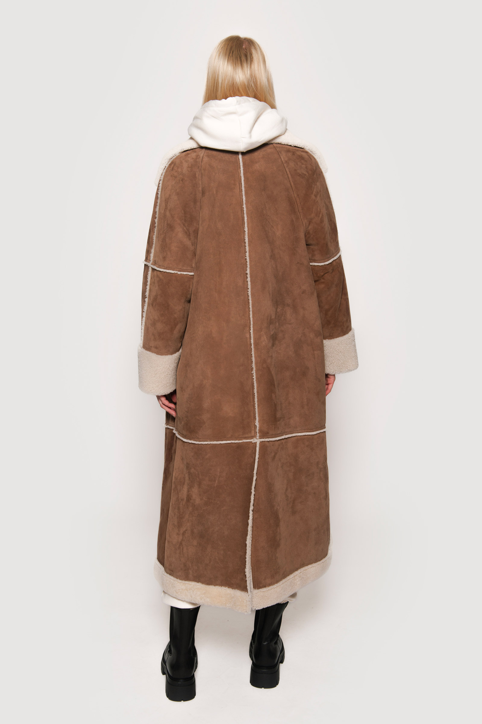 Brown Shearling Coat