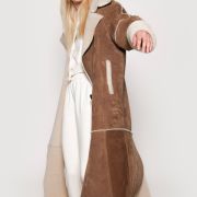 Brown Shearling Coat