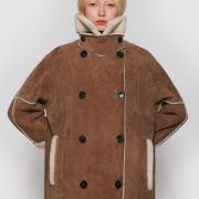 Brown Shearling Coat