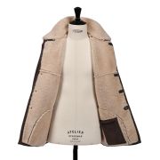 Designer Sheepskin Coat Mens