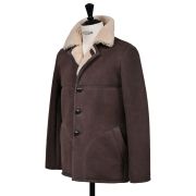 Designer Sheepskin Coat Mens