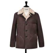 Designer Sheepskin Coat Mens