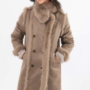 Faux Fur Shearling Coat