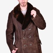 Faux Sheepskin Coat Mens