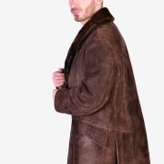 Faux Sheepskin Coat Mens