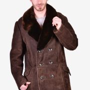 Faux Sheepskin Coat Mens