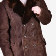 Faux Sheepskin Coat Mens