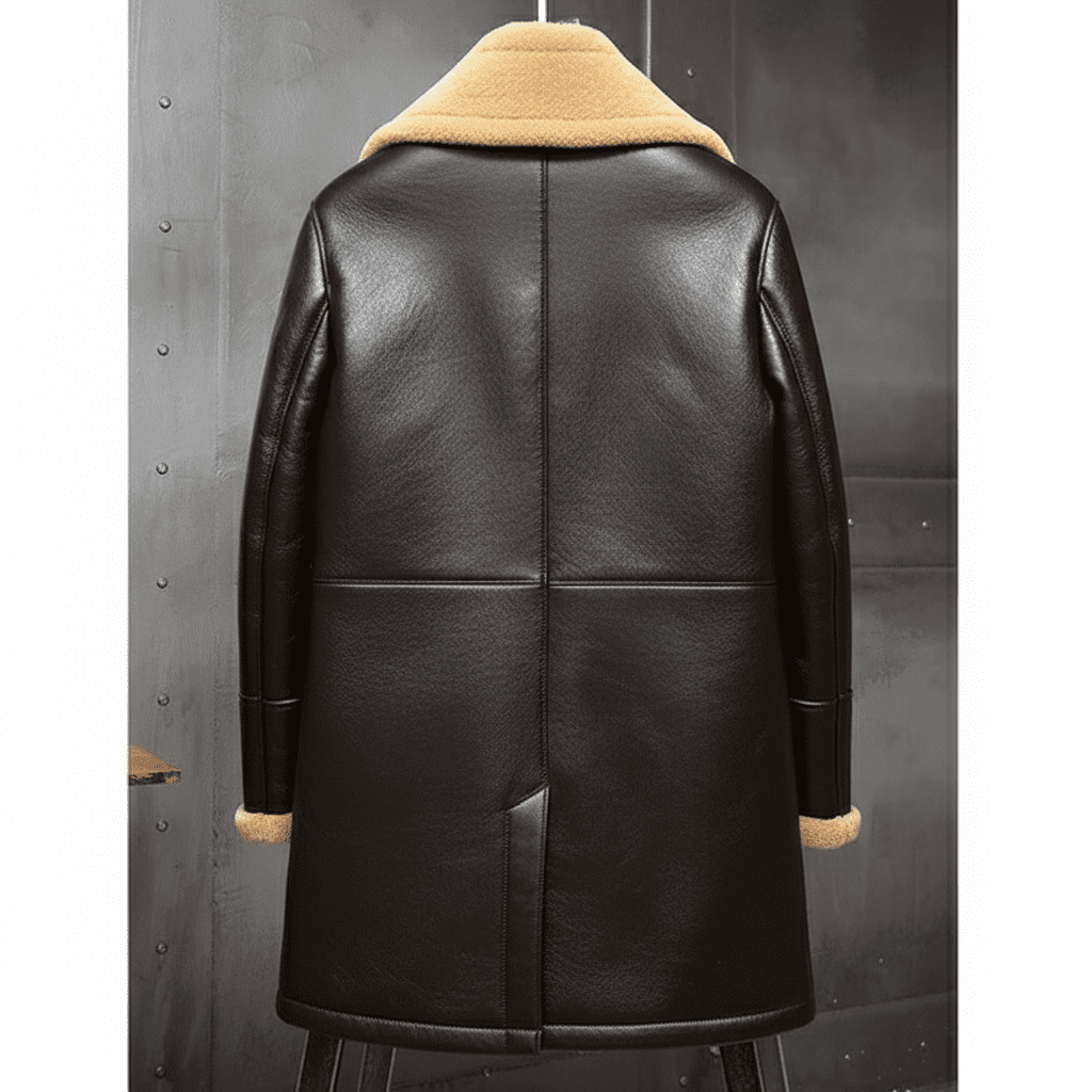 Mens Aviator Sheepskin Coat