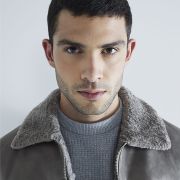 Grey Sheepskin Jacket Mens