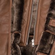 Leather And Sheepskin Coat