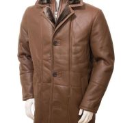 Leather And Sheepskin Coat