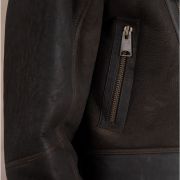 Leather Shearling Coat