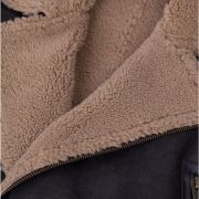 Leather Shearling Coat