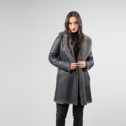 Long Faux Sheepskin Coat