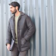Men Sheepskin Coat