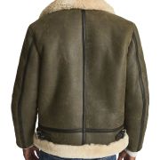 Mens Shearling Flight Jacket