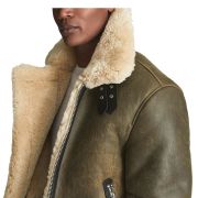 Mens Shearling Flight Jacket