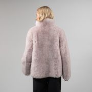Pink Sheepskin Coat
