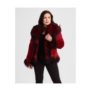 Red Sheepskin Coat