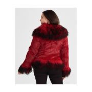 Red Sheepskin Coat