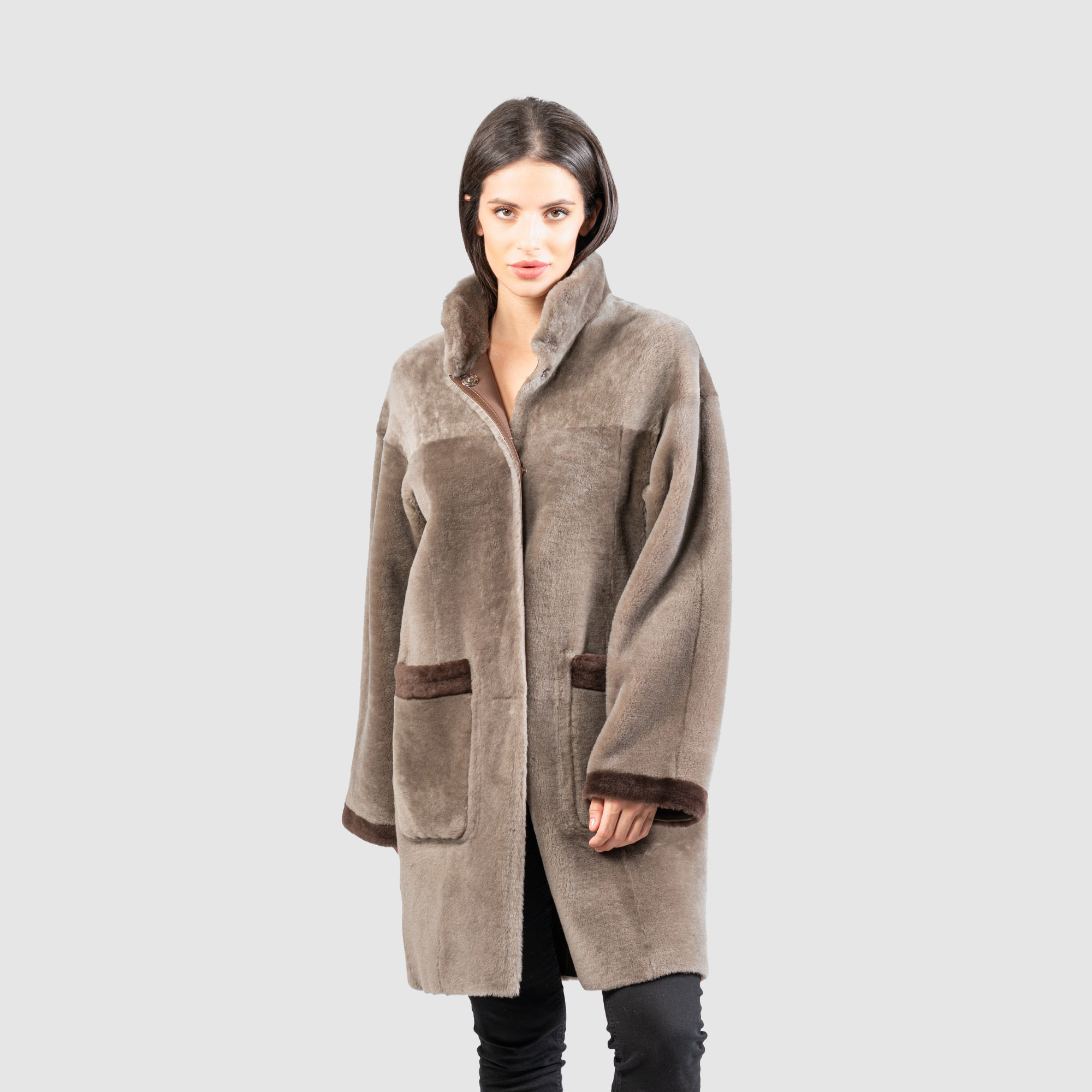 Sheepskin Coat Womens