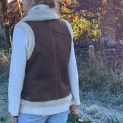 Sheepskin Gilet Womens