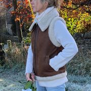 Sheepskin Gilet Womens