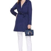 Suede Sheepskin Coat Womens