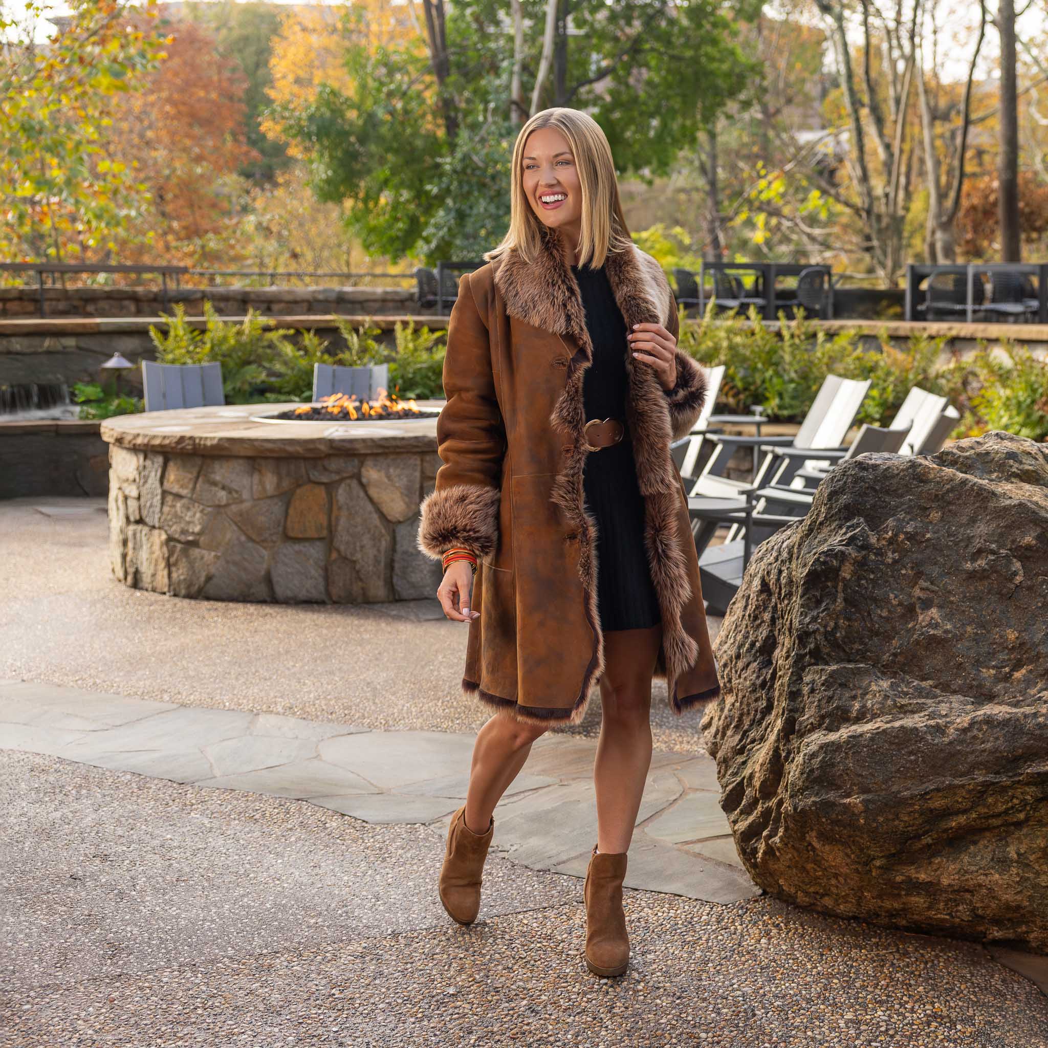 Toscana Shearling Sheepskin Coat