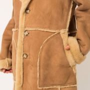 Vintage Sheepskin Coat Womens