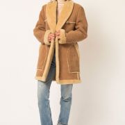 Vintage Sheepskin Coat Womens