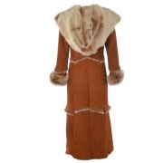 Women Full Length Sheepskin Coat