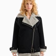 armani sheepskin jacket