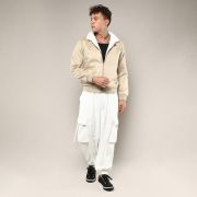 beige shearling jacket