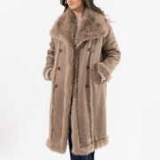 Faux Fur Shearling Coat