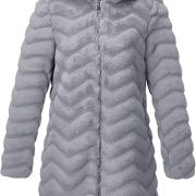 Faux Sheepskin Coat Womens
