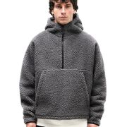 grey sheepskin jacket