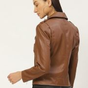 ladies leather pilot jacket