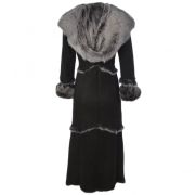 ladies leather sheepskin coat
