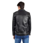leather and sheepskin aviator jacket