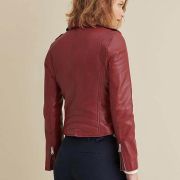 leather and sheepskin jacket womens