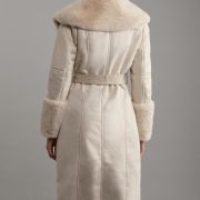 long womens shearling coat