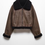 mango sheepskin jacket