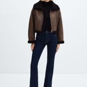 mango sheepskin jacket