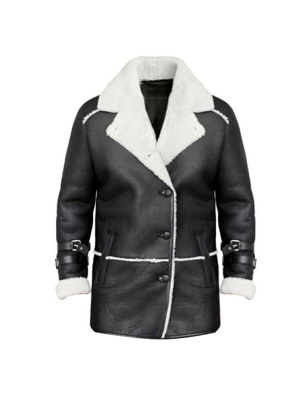 Mens Real Sheepskin Coat