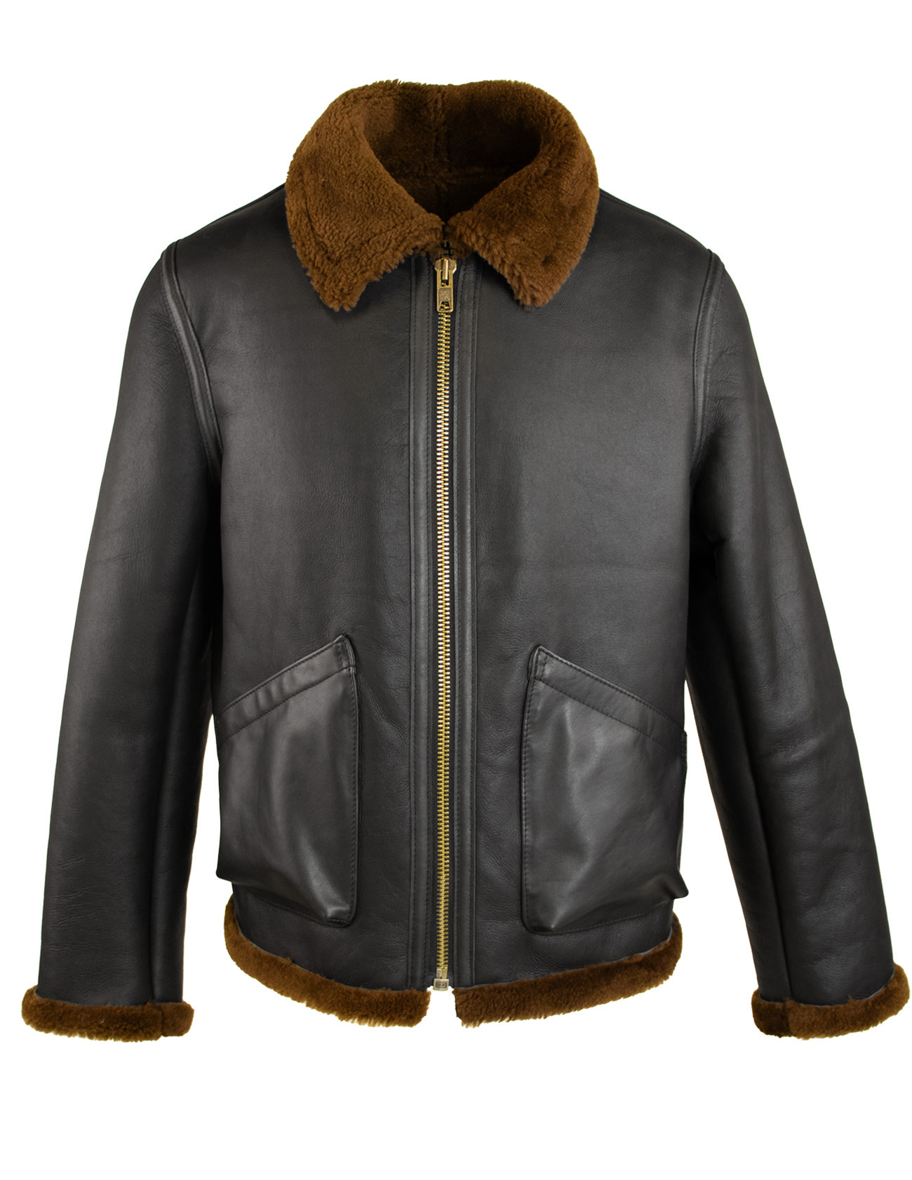 Mens Sheepskin Leather Jacket