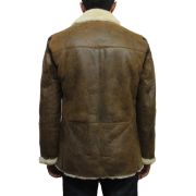 Mens Sheepskin Pea Coat
