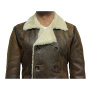 Mens Sheepskin Pea Coat